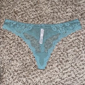 Victoria’s Secret Dream Angels Dot Mesh Lace Thong